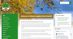 Desktop Screenshot of abbotslangley-pc.gov.uk